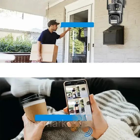 Потрійна IP-камера з нічним баченням XPRO Rotation P12 (234573632_2322) | Зображення 6