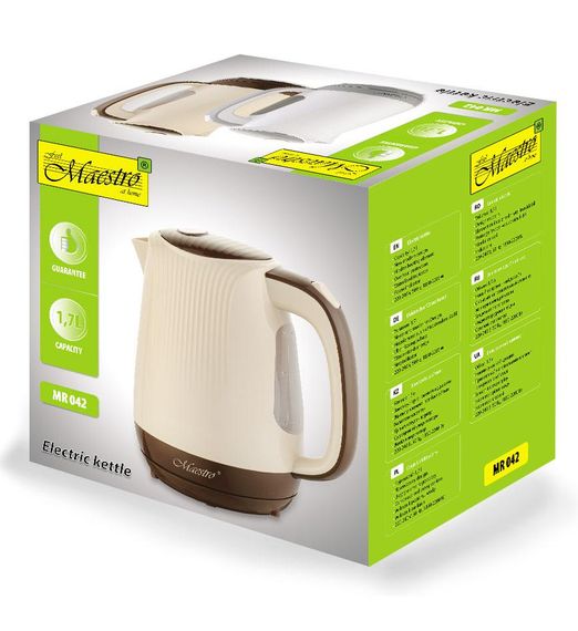 Електрочайник Maestro MR-042-WHITE, 1.7 л, 2200 Вт | Зображення 4
