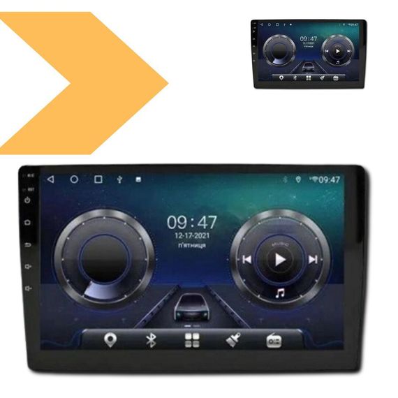 Універсальна магнітола K803 10.1'' Android 12 CarPlay IPS (42447-K803A_4410) | Зображення 1