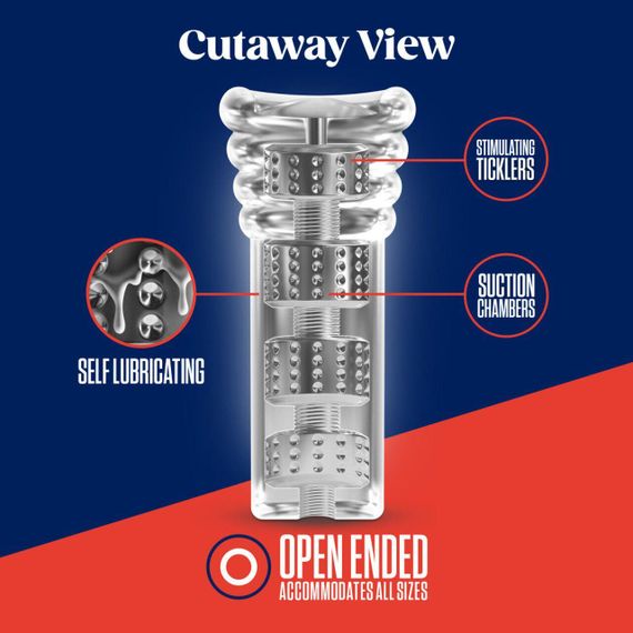 Мастурбатор Rize by Blush - Luz Glow in the Dark Masturbator - Clear sexstyle | Зображення 2