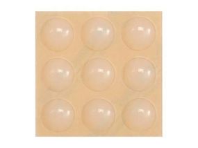 Прокладка силіконова самоклеюча під меблі VOREL, 15мм, набір 9шт [32/576] VR-74913