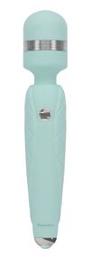 Роскошный вибромассажер PILLOW TALK - Cheeky Teal с кристаллом Swarovski, плавное повышение мощности