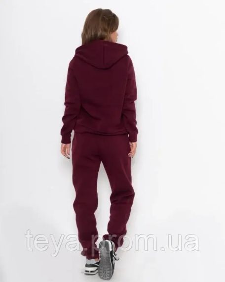 Спортивный костюм для женщин цвет бордовый размеры S, XL, L, M FI_001732 | Зображення 2