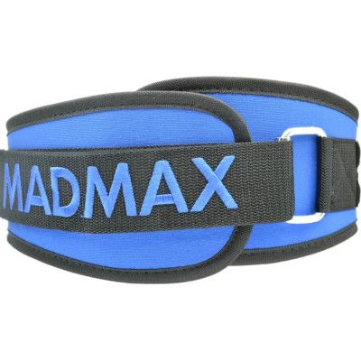 Атлетический пояс MadMax MFB-421 Simply the Best неопреновий Blue L (MFB-421-BLU_L) | Зображення 5