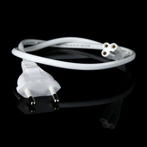 Кабель живлення для світильників Т5 2-pin 60см білий | Зображення 1