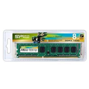 Модуль памяти для компьютера DDR3 8GB 1600 MHz Silicon Power (SP008GBLTU160N02) - Топ Продаж!