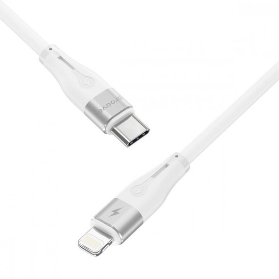 Кабель Proove Soft Silicone Type-C to Lightning 27W (1m) black | Зображення 3