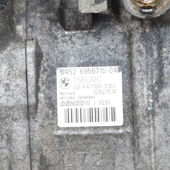 Компресор кондиціонера BMW E90 E91 E92 2004-2011 Компресор кондиціонера БМВ е90 64526956715 6452695671504 | Зображення 5