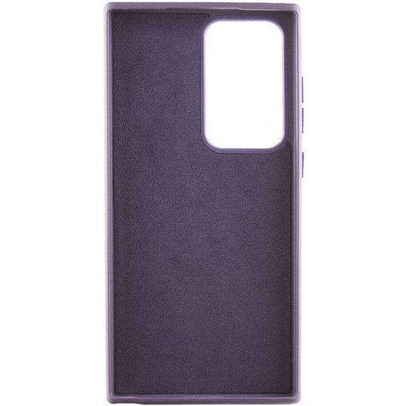 Шкіряний чохол Bonbon Leather Metal Style для Samsung Galaxy S23 Ultra Фіолетовий / Dark Purple | Зображення 2
