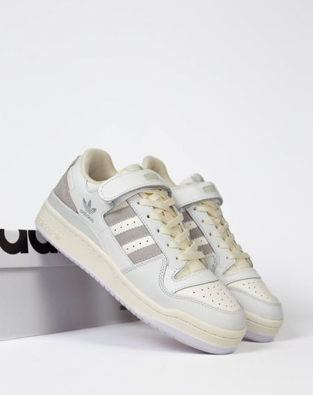 Жіночі кросівки Adidas Forum Low White Gray | Зображення 4