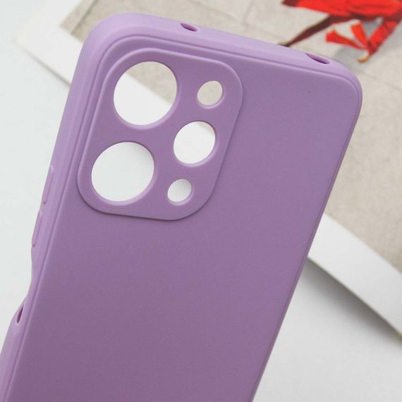 Силіконовий чохол Candy Full Camera для Xiaomi Redmi 12 Бузковий / Dasheen | Зображення 4