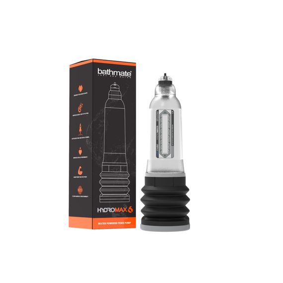 Гідропомпа Bathmate Hydromax 6 Clear, для члена довжиною від 10 до 15 см, діаметр до 5,2 см | Зображення 2