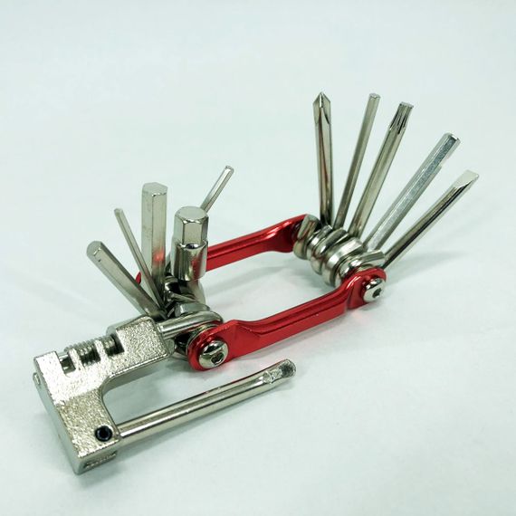 Багатофункціональний велосипедний ключ BG-2121 Мультитул 11 предметів | Зображення 1