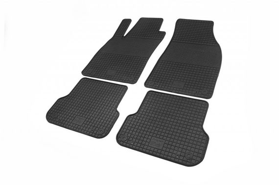 Резиновые коврики Polytep (4 шт, резина) для Ауди A4 B6 2000-2004 гг