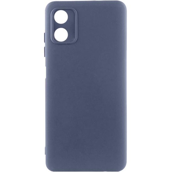Чохол TPU GETMAN Liquid Silk Full Camera для Motorola Moto G04 / E14 Синій / Midnight Blue