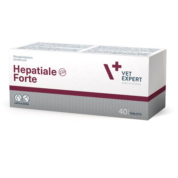 VetExpert Hepatiale Forte витамины для здоровья печени у собак и кошек 40 табл