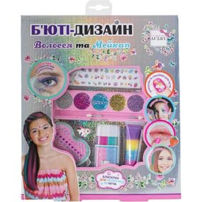 Детский набор коcметики "Волосы и макияж" T20727 палетка 5 цветов