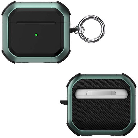 Футляр протиударний Black ed. для навушників Airpods 3 Apple Green | Зображення 3