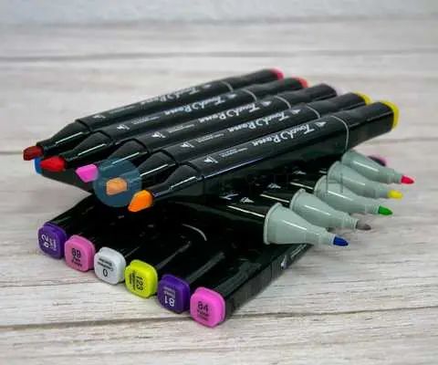 120 шт Набір двосторонніх скетч-маркерів для малюванняTouch на спиртовій основі | Зображення 5