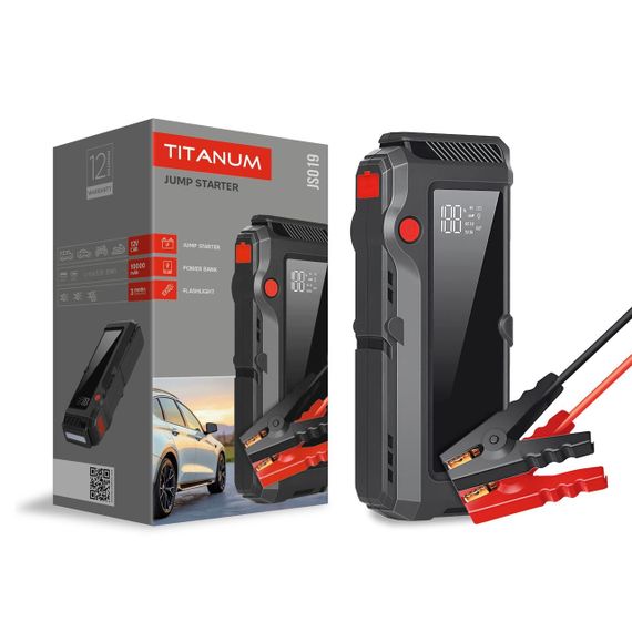 Пускозарядний пристрій 3в1 TІTANUM JS019 2000A 10000mAh