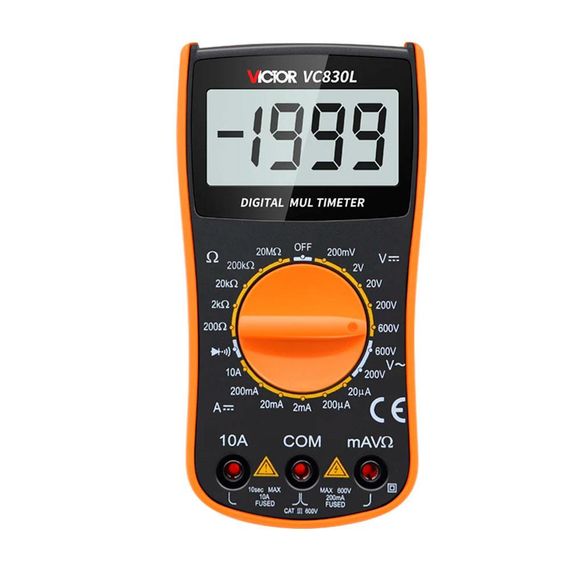 Мультиметр Victor VC830L,измерение: V,A,R,Hz | Зображення 1