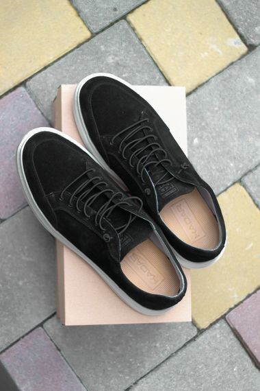 Чоловічі кеди замш чорний від Kadar 40 розмір | Зображення 7