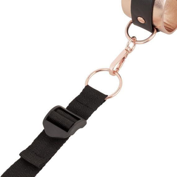 Фіксатор рук і ніг для ліжка Rosy Gold - Under-Mattress Restraint Set Sex Aura | Зображення 7