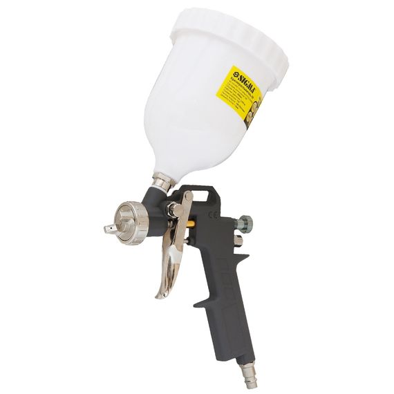 Фарборозпилювач Sigma HP 1.5 мм з верхнім пластиковим баком 600 мл (6811041) | Зображення 5