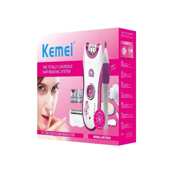 Епілятор безболісний XPRO Kemei KM-3066 4 в 1 (KM-3066_672) | Зображення 7