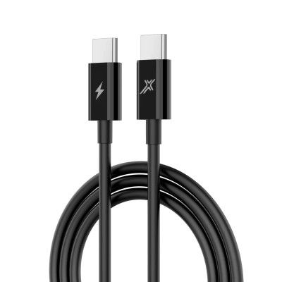 Дата кабель USB-C to USB-C 60W CC-07B Black Grand-X (CC-07B) | Зображення 1