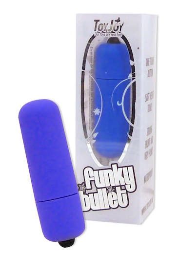 Віброкуля Funky Bullet фіолетова, 5.5 х 1.5 см Sex Aura | Зображення 2