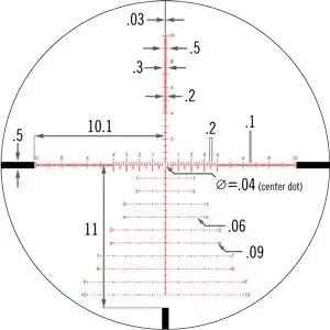 Приціл Vortex Viper PST Gen II 5-25x50 F1 сітка EBR-7C (MRAD) з підсвічуванням | Зображення 4