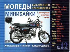 Мопеды / минибайки китайского производства: Viper «Alpha», Alfamoto «Pony».