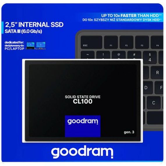 Накопитель SSD 2.5&quot; 480GB Goodram (SSDPR-CL100-480-G3) | Зображення 3