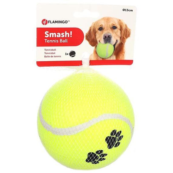 Flamingo Smash Tennis Ball фламинго смэш тенісний м'яч 13см, іграшка для собак