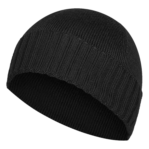 Шапка Watch Cap Merino Чорна (6702),