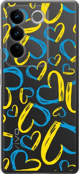Чехол на Vivo S16 Pro Сердца UA "5292u-3123-17620"