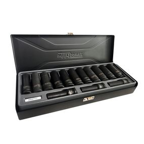 Набор ударных головок 1/2" Whirlpower 1/2" 10-24 мм (14 шт)
