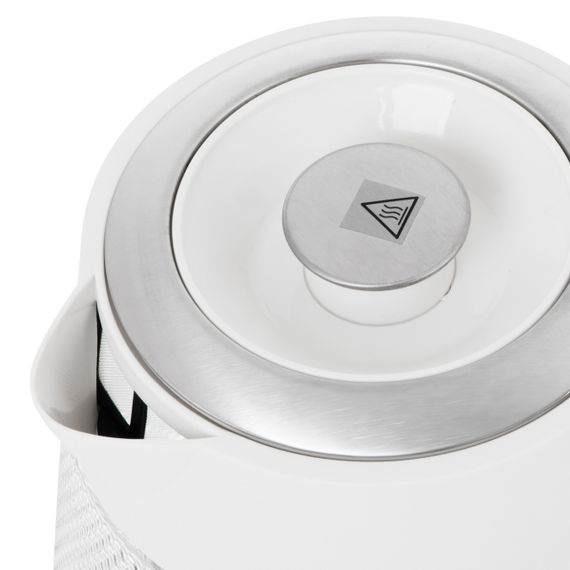 Електрочайник скляний Adler AD 1306 білий 1,8 л, 2200 Вт | Зображення 3