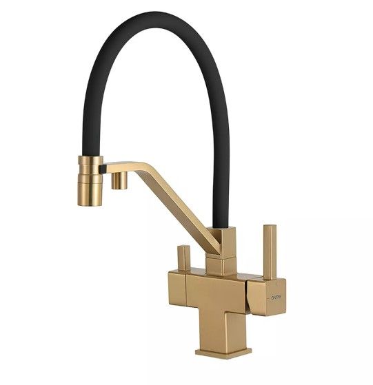 Змішувач для кухні Gappo з виходом для питної води, з гнучким  виливом G4395-63