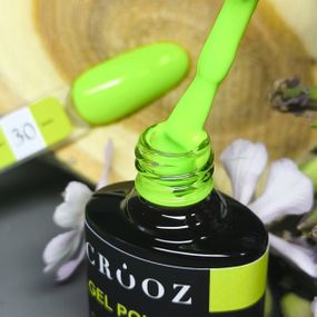 Гель-лак Crooz 30 (неоновый желто-салатотвый) 8мл