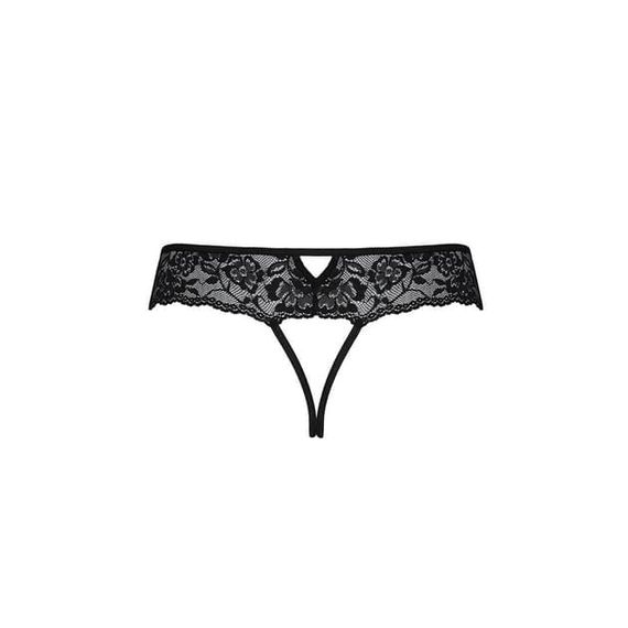 Стринги з доступом Passion Senia Thong Чорний 2XL/3XL | Зображення 1