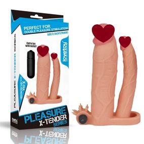 Насадка на член Add 3 Vibrating Double Penis Sleeve sexstyle
