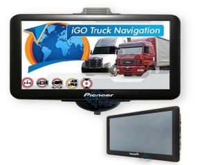 Качественный GPS навигатор автомобильный на 8gb с оперативной памятью 256mb 7" TFT Pioneer 7004 Черный (7004_2488)