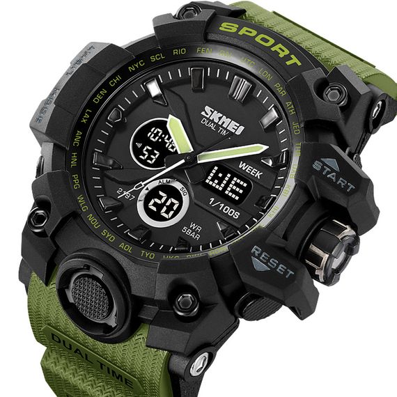 Skmei 2197AG Army Green | Зображення 2