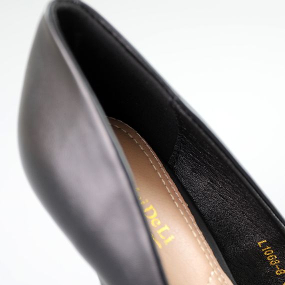 Туфлі човники жіночі 591453 Чорні 36 37 38 39 40 | Зображення 4