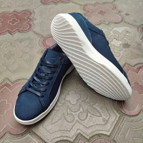 Літні сині кеди на білій підошві 39 40 44 розмір | Зображення 6