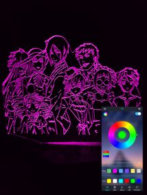 Акриловый светильник-ночник управление с телефона Темный Дворецький tty-n000855