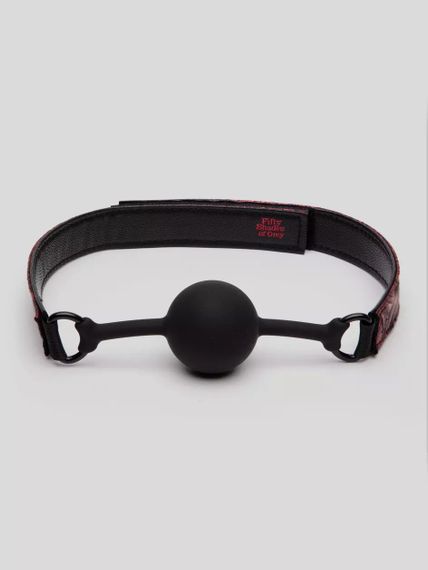 Кляп силиконовый Fifty Shades of Grey Sweet Anticipation Reversible Silicone Ball Gag Sex Aura | Зображення 1