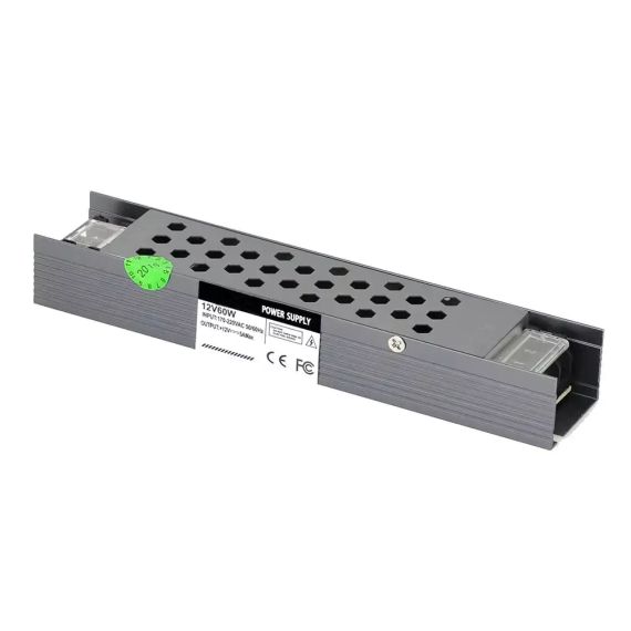 Блок живлення PROlum™ Slim 60W DC12V, IP20, 5А, Серія SP